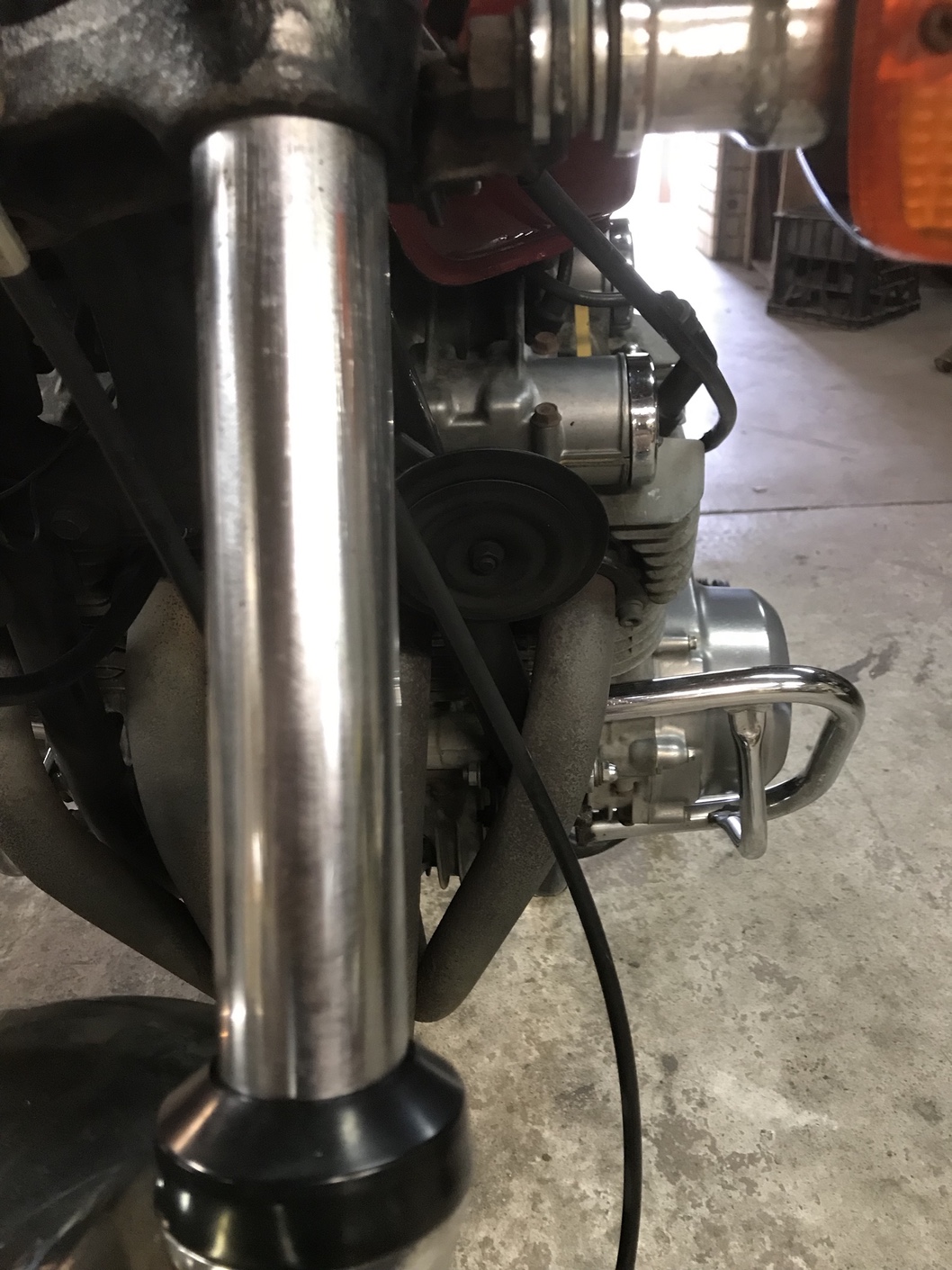 motorcycle fork rechroming cost