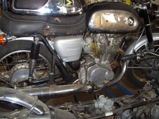 cb450 engine stand head bracket