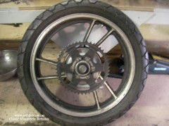 Suzuki GSX250 GSX400 Rear Wheel