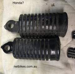 Honda Foot Pegs and other odd stuff.