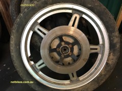 Honda CB250 Front Wheel and Disc