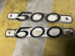 Suzuki T500 badges