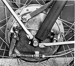 Honda 305 brake